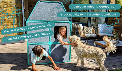 Superspace The Big Set (22 Panels) is the perfect gift for creative minds and ideal for Birthdays and Holidays! This playlet is versatile for Indoor and Outdoor Fun: Provides a perfect activity for all weather conditions, making playtime fun and exciting regardless of the environment.